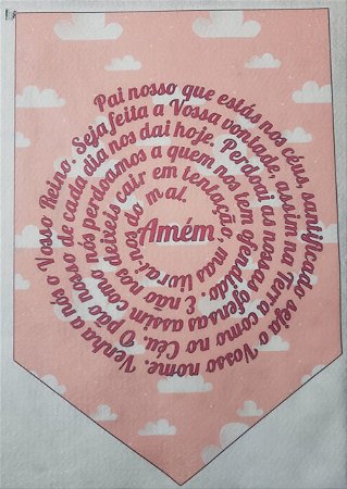 Flamula Pai Nosso Rosa