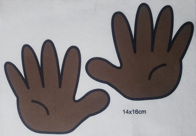 Livro didático / sensorial Mão - Ensinando a contar de 1 a 10