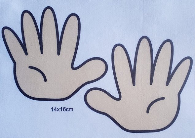 Livro didático / sensorial Mão - Ensinando a contar de 1 a 10 (2)