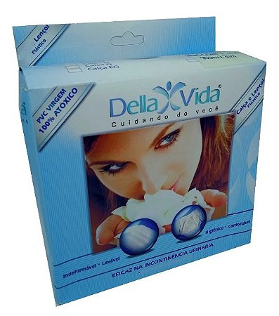 Lençol Plástico Impermeável Pvc Com Elástico Della Vida REF 3302/1309