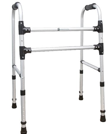 Andador Fixo 2 Barras 80KG Natural Sequencial