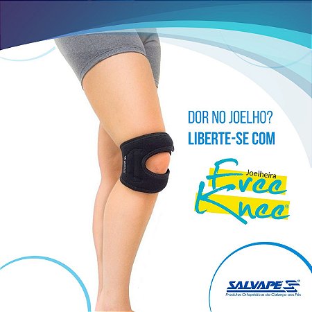 Joelheira Salvapé Curta Free Knee Cód Ref 538