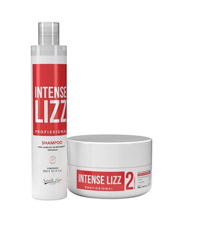 Kit de Hidratação e Nutrição Profissional Intense Lizz Semélle Hair 300gm | Hidrata e Nutri em apenas 2 Minutos (Uso Diário)
