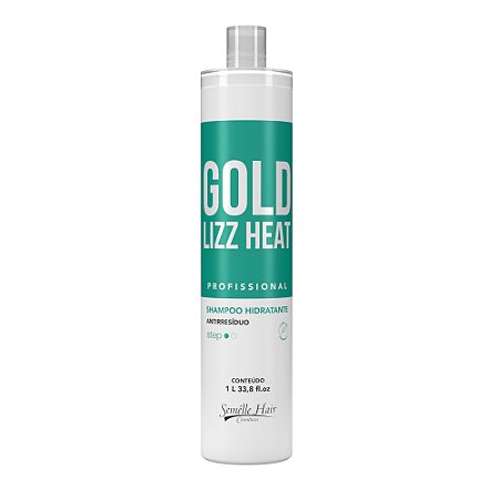 Shampoo Dilatador da Fibra Capilar Gold Lizz Profissional Semélle Hair 1L
