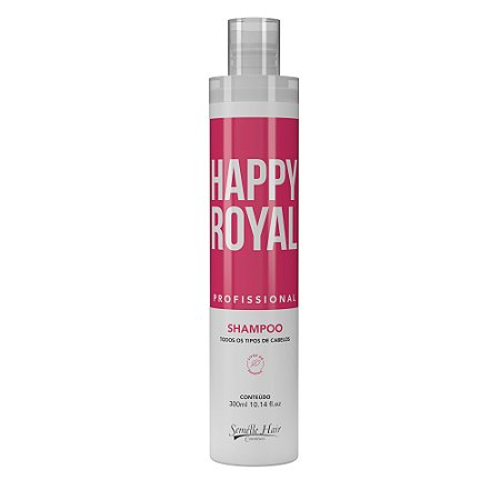Shampoo Preparador Manutenção Happy Royal Profissional Semélle Hair 300ml