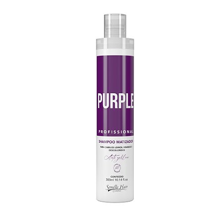 Shampoo Profissional Purple Semélle Hair 300ml (Elimine os tons amarelados dos cabelos)