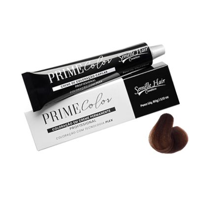 Prime Color 6.77 Loiro Escuro Marrom Chocolate Intenso - Coloração Profissional 60g