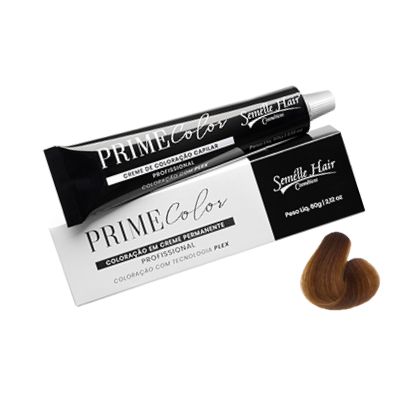 Prime Color 7.7 Louro Médio Marrom - Coloração Profissional 60g