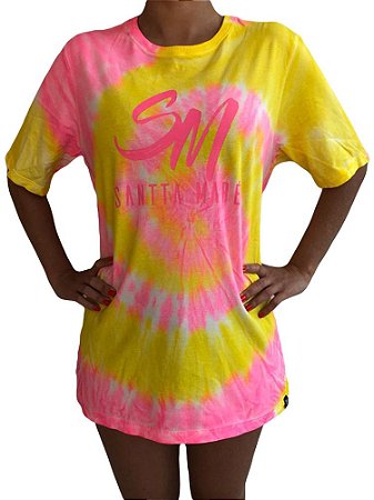 CAMISETA TIE DYE SANTTA MARÉ MALHA 100% ALGODÃO