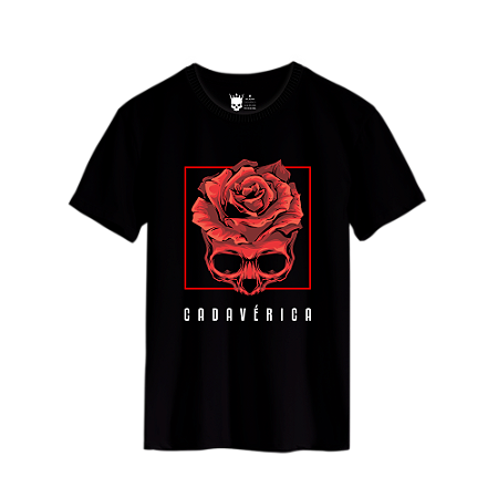 CAMISETA - SKULL ROSE