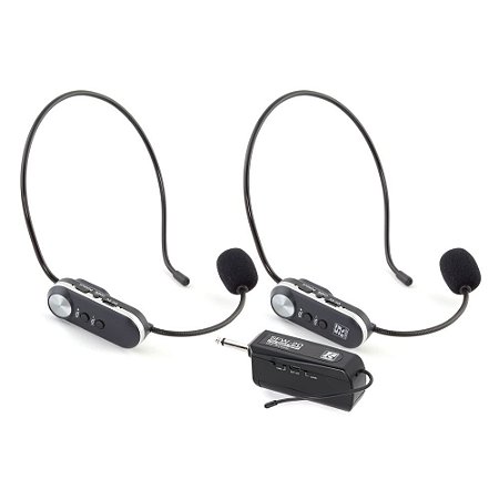 Microfone Staner Headset digital duplo SFW-20