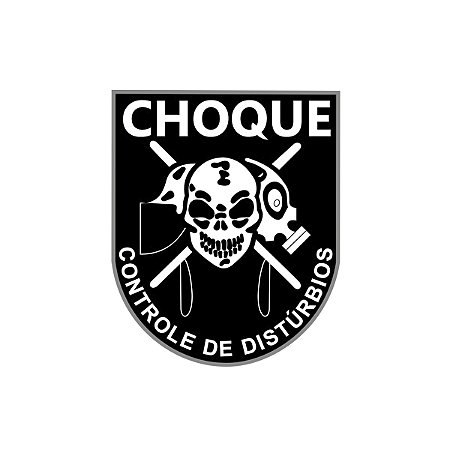 Adesivo Choque - Controle de Disturbios - Atack