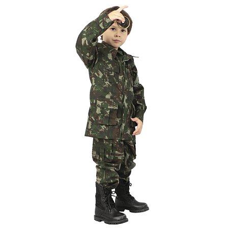 Farda Infantil Rip Stop Camuflado EB | Atack