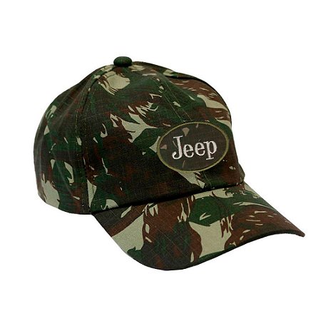 Boné Militar Rip Stop com Patch Aplicado Jeep Elipse | Camuflada Exército Brasileiro - Atack