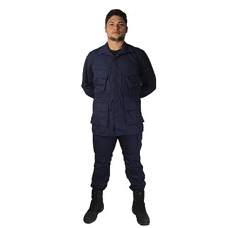 Farda Militar De Combate Cargo Azul