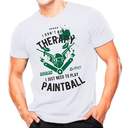 Camiseta Militar Estampada Play Paintball