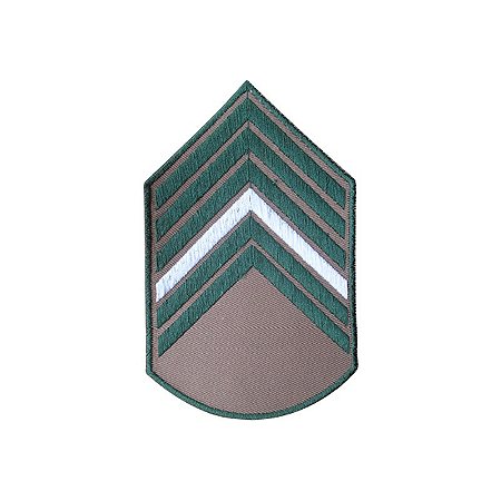 Divisa Bordada 1° Sargento Bege