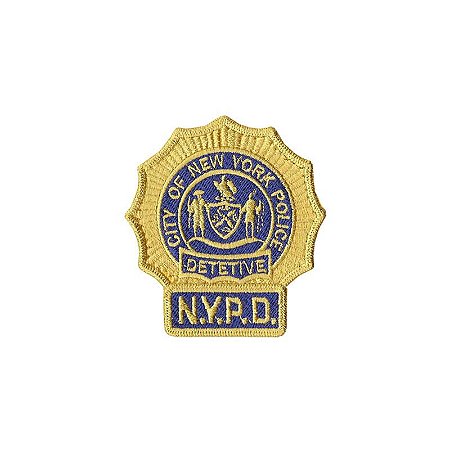 Patch Bordado Tcon y Police com Fecho de Contato