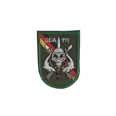 Patch Bordado Oda 111 com Fecho de Contato