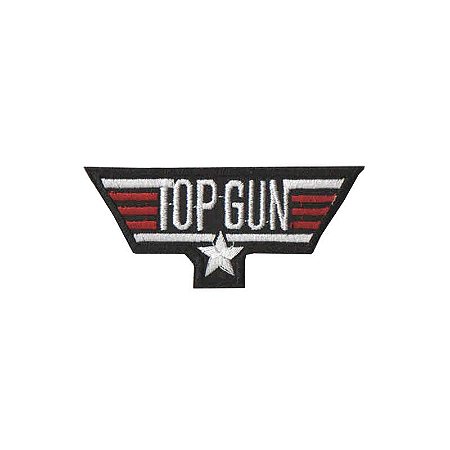 Patch Bordado Top Gun I com Fecho de Contato