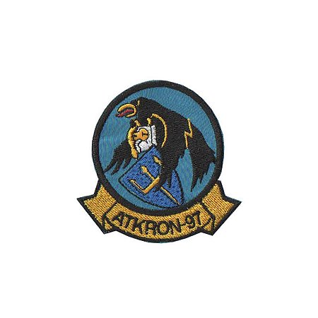 Patch Bordado Atkron - 97 com Fecho de Contato