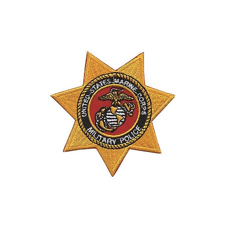 Patch Bordado M C Military Police com Fecho de Contato