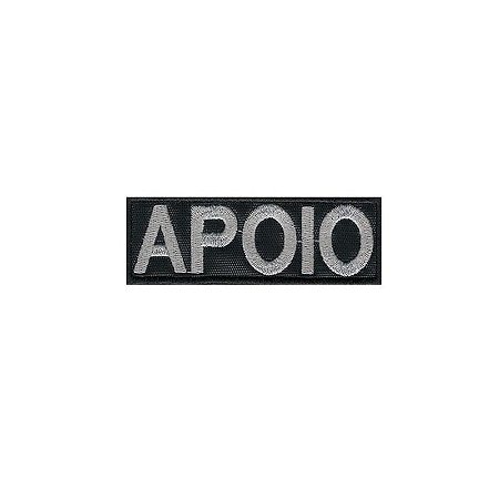 Patch Bordado Apoio com Fecho de Contato