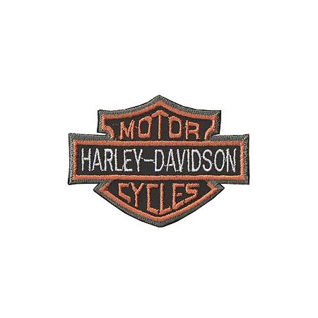 Patch Bordado Harley Davidson I com Fecho de Contato