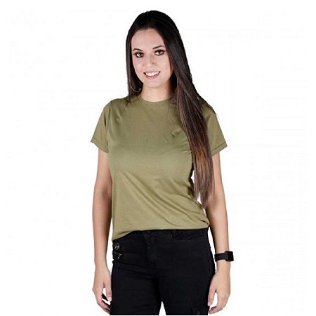 Camiseta Feminina Soldier Bélica - Verde