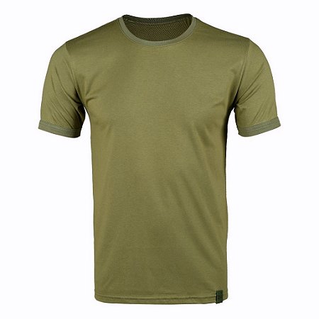 Camiseta Masculina Soldier Bélica - Verde Oliva