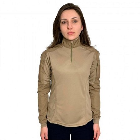 Combat Shirt Feminina Bélica - Coyote