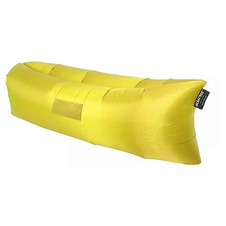 Sofá Inflável Preguiçosa Albatroz - Amarelo