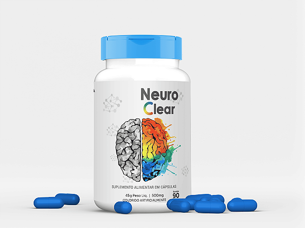 Neuro Clear – Suplemento para Foco, Memória e Concentração | Apoio no TDAH, Ansiedade e Hiperatividade
