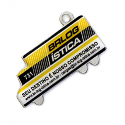 Chaveiro Chapinha Metálica Caminhão