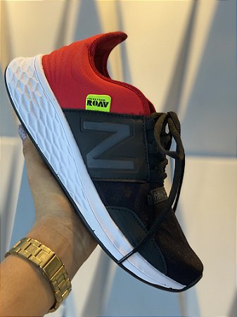 Tênis New Balance Vermelho e Preto - Time Shoess
