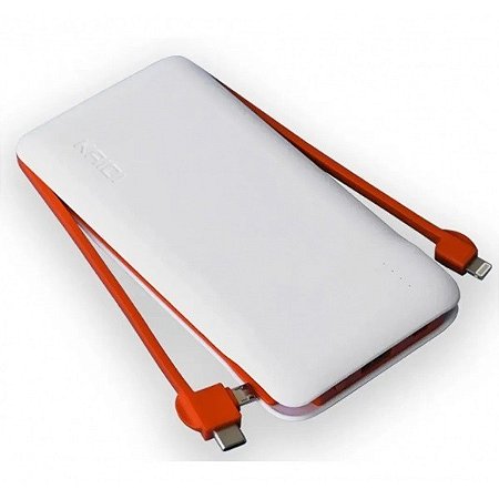 Carregador Portátil Kaidi Kd-956 Tipo-C 10000Mah 3 saídas