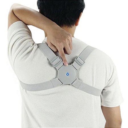 Corretor de Postura Inteligente Vibratório com Sensor Ajustável