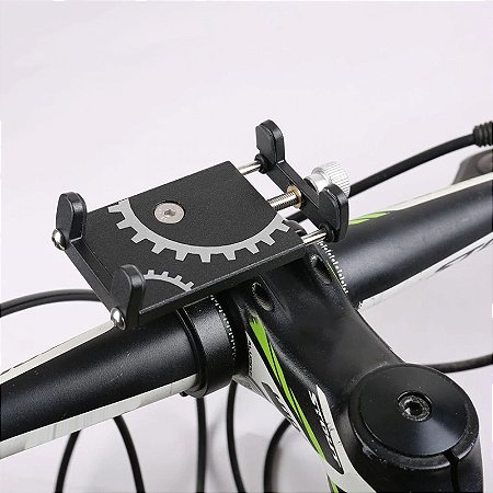 Suporte de Alumínio Universal para Celular Bike e Moto