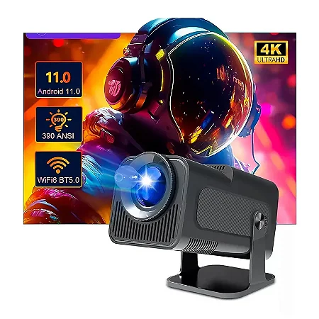 Projetor HY320 Wifi 6 4k Android 13