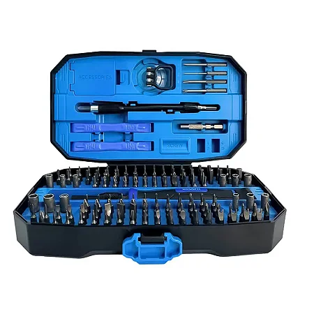 Kit Chaves De Fenda e Bits Multifuncional 152 Peças