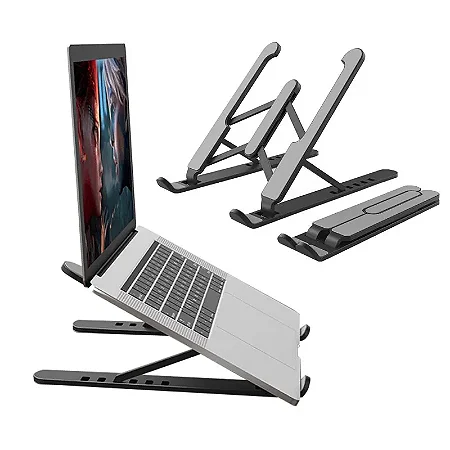Base Suporte de Mesa Para Notebook Regulável Home Office
