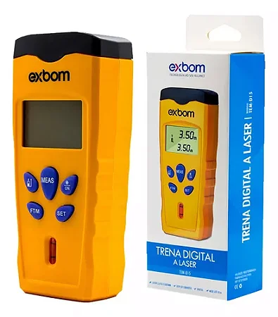 Trena Digital a Laser TEM-D15 - Exbom