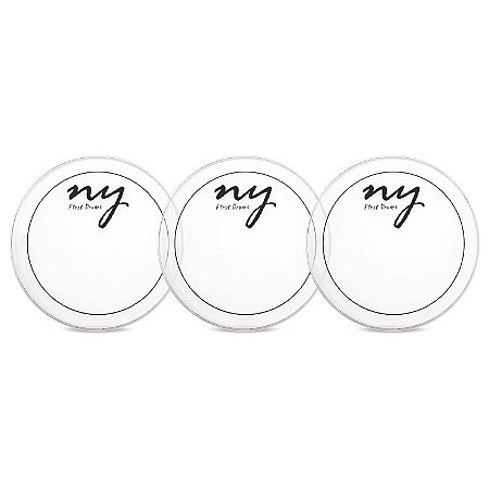 Kit 3 Peles Hidráulicas Transparente de Bateria 20" New York