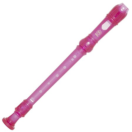 Flauta Doce Soprano Barroca Em C YRS-20B Rosa Yamaha