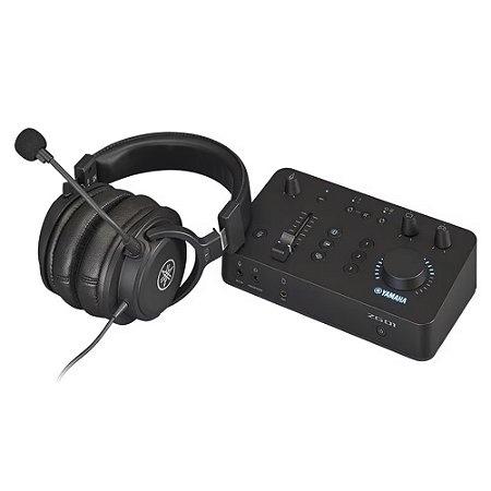 Kit Mesa de Som ZG01 e Fone YH-G01 para Streaming e Jogos Yamaha