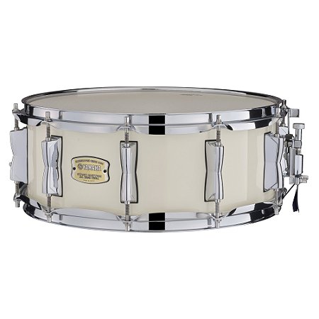 Caixa de Bateria Stage Custom 14 x 5,5 SBS 1455 CLW Birch Classic White Yamaha