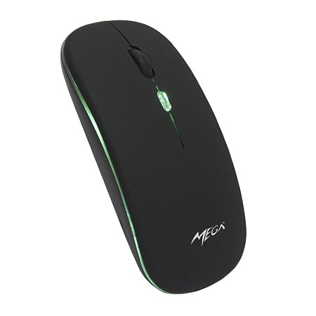 Mouse sem Fio Recarregável Mega M185 com Led DPI Ajustável