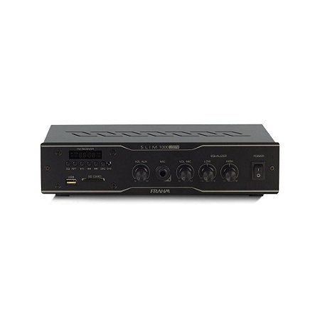Frahm SLIM 1000 USB | Amplificador com USB e FM