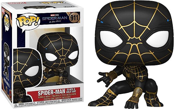 Pop Spider-man Black & Gold Suit 911