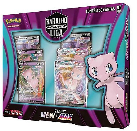 Pokemon Baralho Batalha Liga Mew Vmax - 60 Cartas Copag